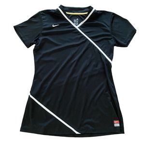 Team Black Women’s Nike Dri Fit Jersey Shirt Medium